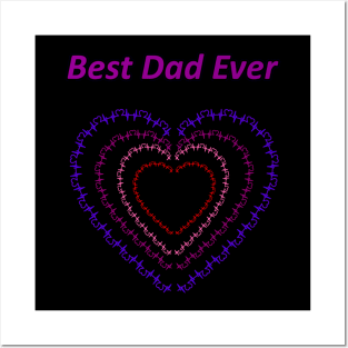 Best Dad Ever Posters and Art